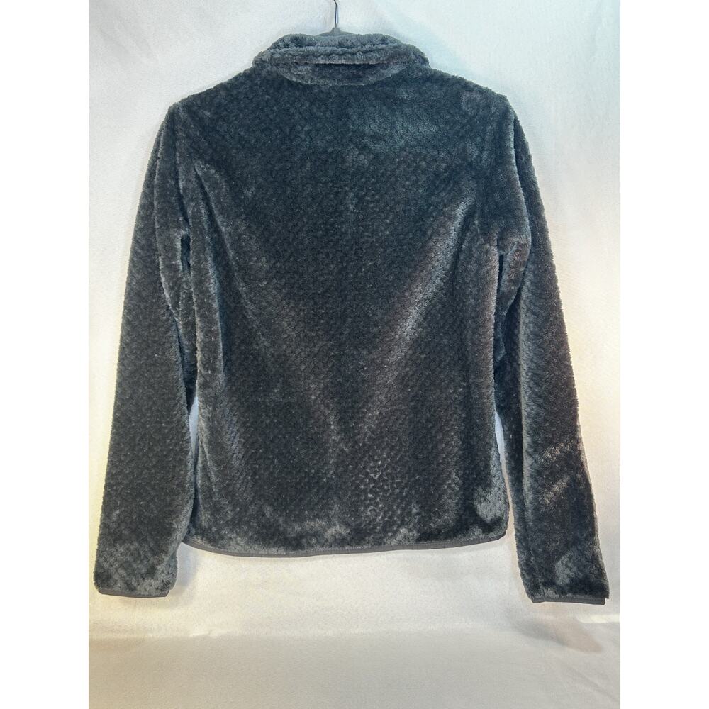 Columbia Women's Fireside Sherpa Full Zip Fleece Jacket Charcoal Gray X-small - Picture 2 of 5